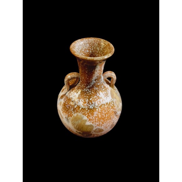 Beautiful Vintage Amphora Vase Stoneware Colorful‎ Drop Glaze Pottery - Picture 3 of 7